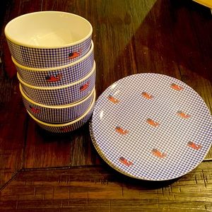 Vineyard Vines Melamine Bowls and Salad Plates